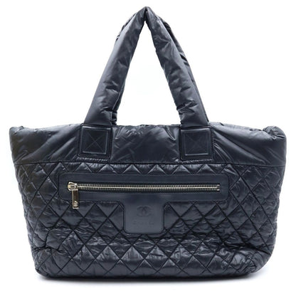 Chanel Coco Cocoon MM Small Tote Black Nylon