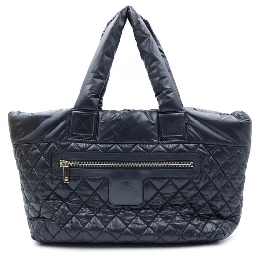Chanel Coco Cocoon MM Small Tote Black Nylon