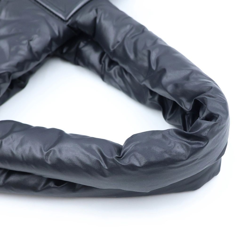 Chanel Coco Cocoon MM Small Tote Black Nylon — view 6