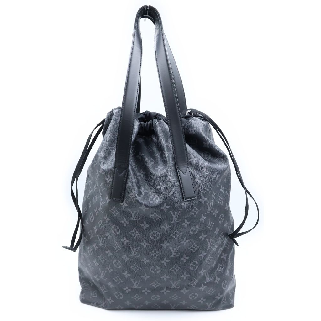Louis Vuitton Eclipse Kabalite Tote Black Leather Silver