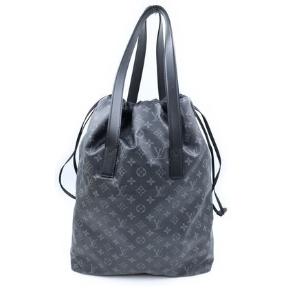 Louis Vuitton Eclipse Kabalite Tote Black Leather Silver — view 2