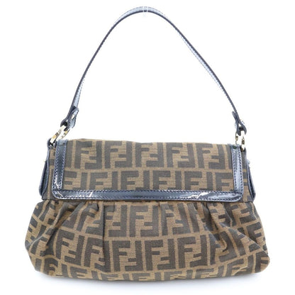 Fendi Zucca Chef Bag Handbag Bag Brown Gold — view 2