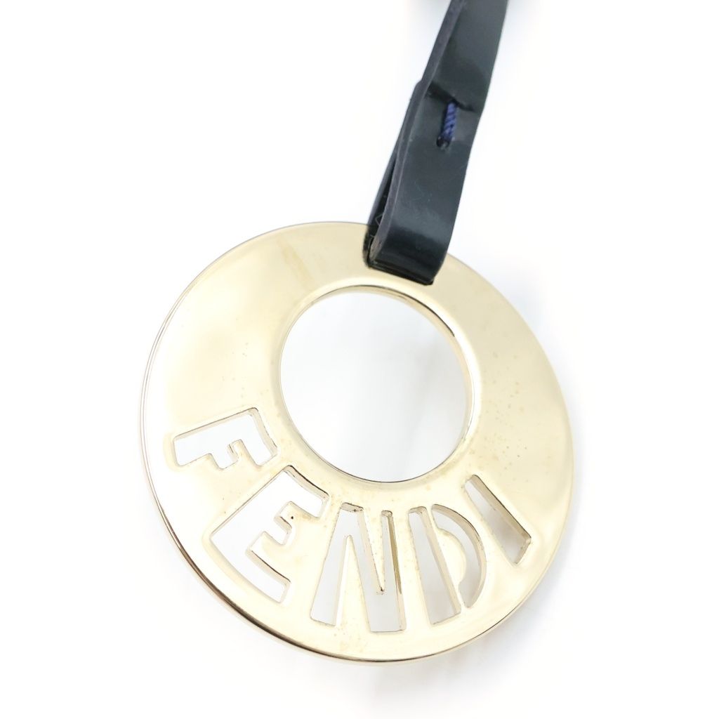 Fendi Zucca Chef Bag Handbag Bag Brown Gold — view 7