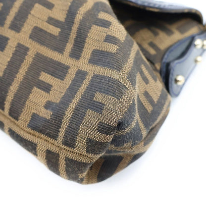 Fendi Zucca Chef Bag Handbag Bag Brown Gold — view 5