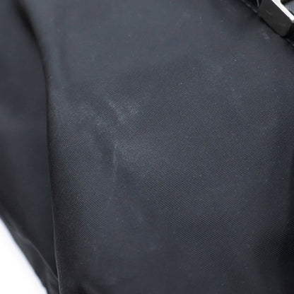 Prada Re-Nylon Saffiano Tessuto Backpack Black Nylon Leather Silver — view 6