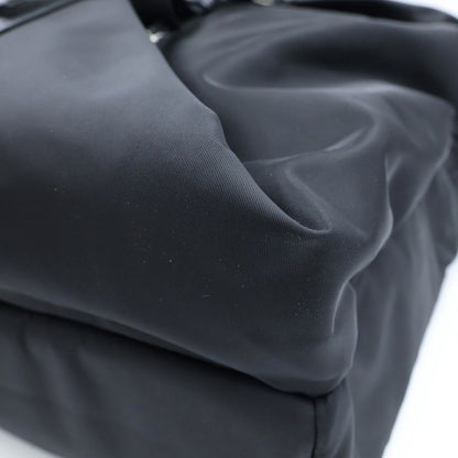 Prada Re-Nylon Saffiano Tessuto Backpack Black Nylon Leather Silver — view 5