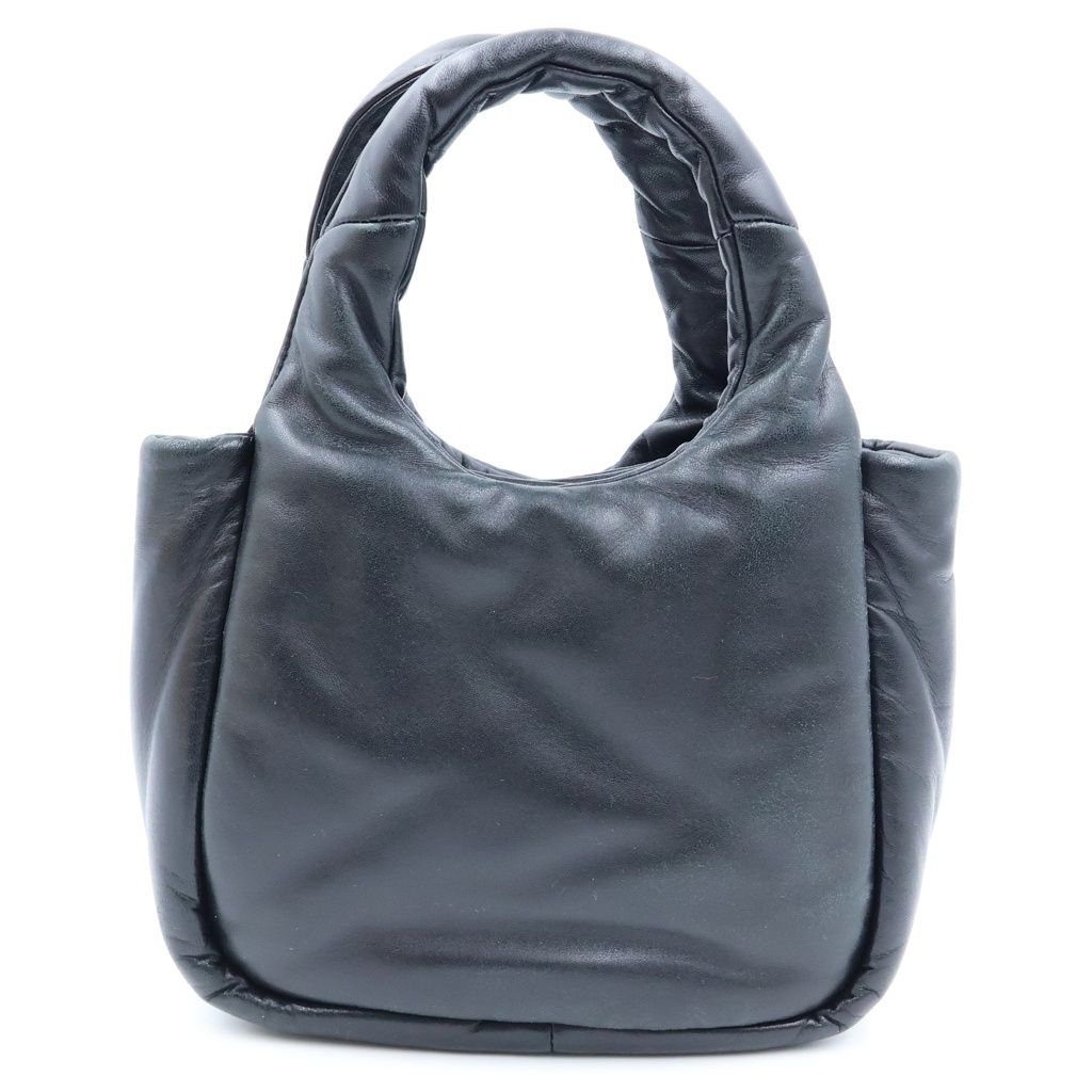 Prada Soft Padded Handbag 2-Way Shoulder Nappa Leather Black — view 2