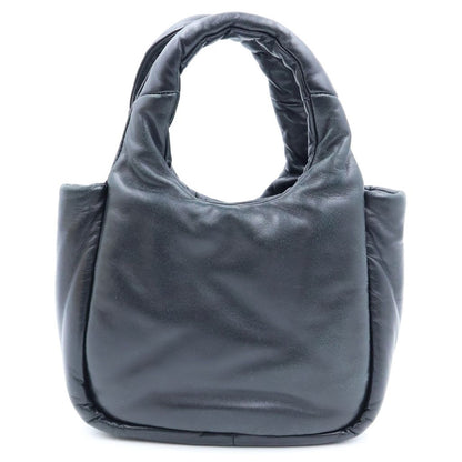 Prada Soft Padded Handbag 2-Way Shoulder Nappa Leather Black — view 2