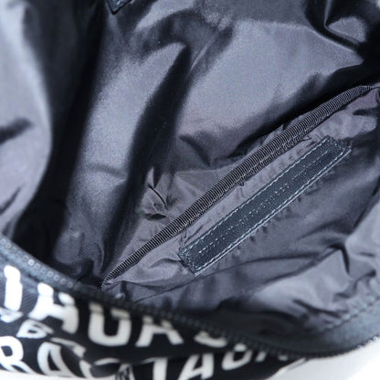 Balenciaga Logo Belt Bag Wheel Nylon Black White — view 7