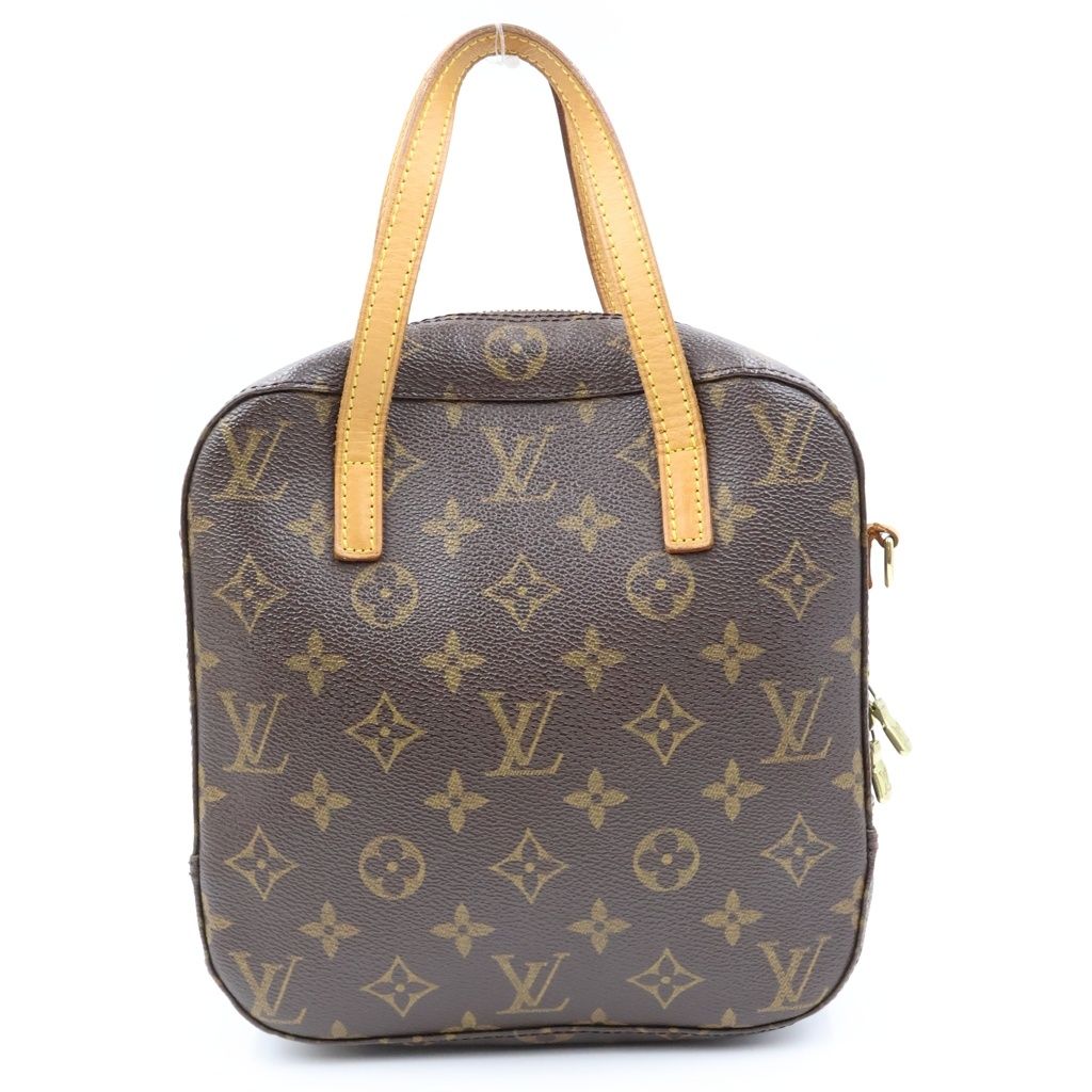 Louis Vuitton Spontini 2-Way Shoulder Bag Monogram Brown Leather — view 2