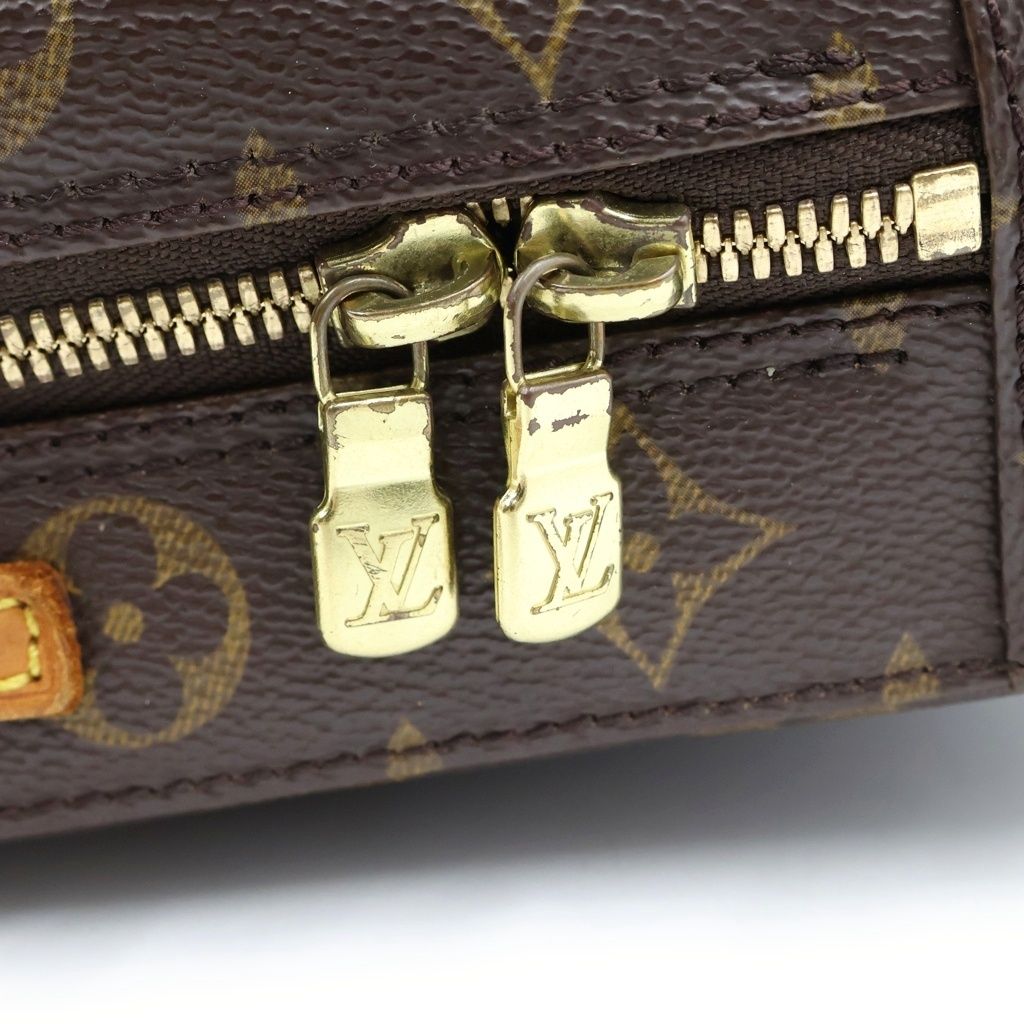 Louis Vuitton Spontini 2-Way Shoulder Bag Monogram Brown Leather — view 6