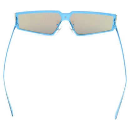 Balenciaga Shield 2.0 Rectangle Sunglasses Blue Eyewear — view 2