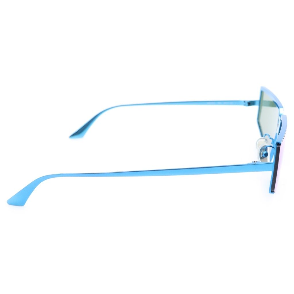 Balenciaga Shield 2.0 Rectangle Sunglasses Blue Eyewear — view 3