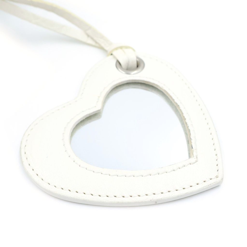 Balenciaga Le Cagole Bucket 2-Way Shoulder Bag White Leather S Silver — view 8