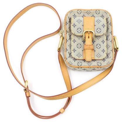 Louis Vuitton Monogram Mini Juliette PM Mini Shoulder Bag Beige Leather Canvas
