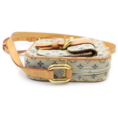 Louis Vuitton Monogram Mini Juliette PM Mini Shoulder Bag Beige Leather Canvas — view 3