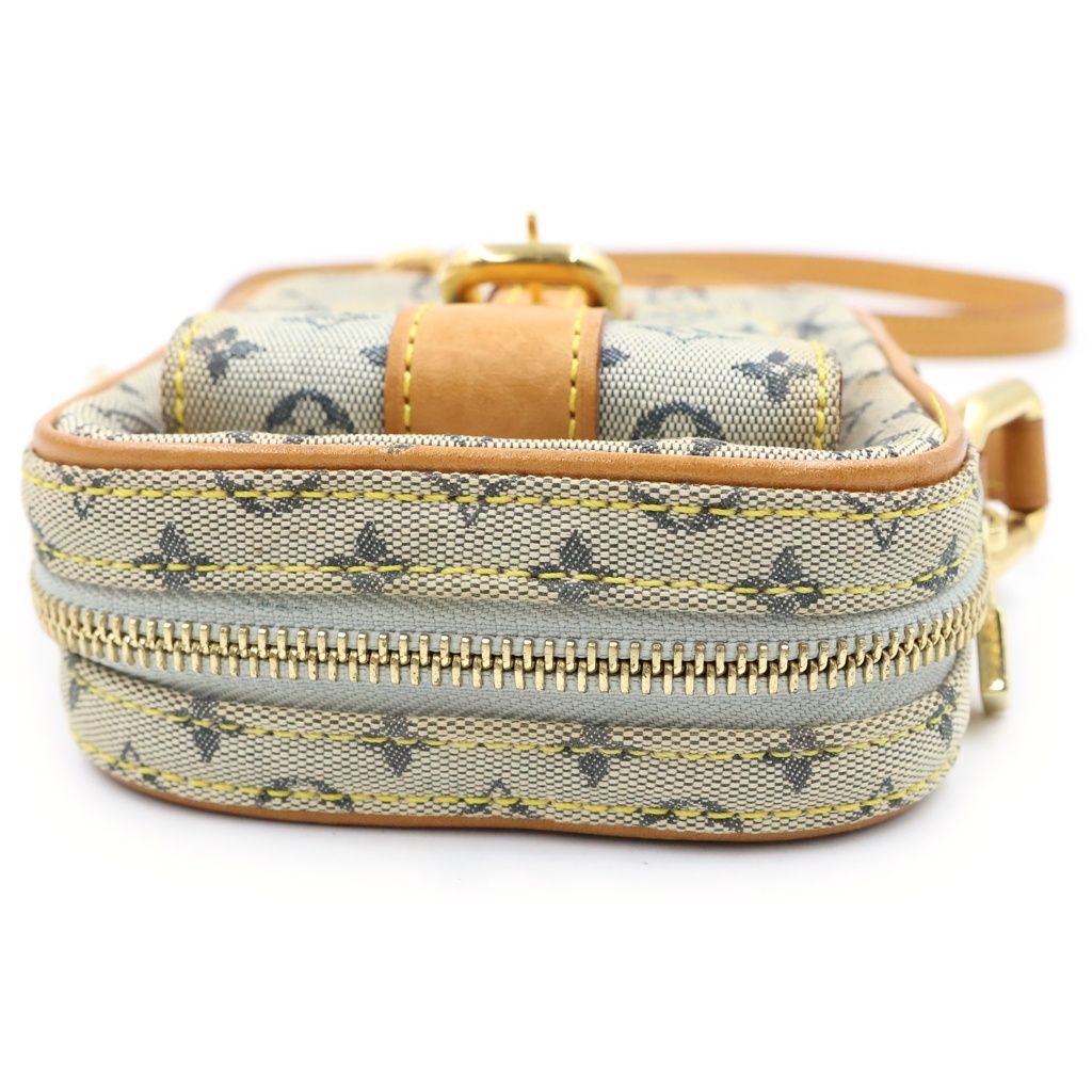 Louis Vuitton Monogram Mini Juliette PM Mini Shoulder Bag Beige Leather Canvas — view 4