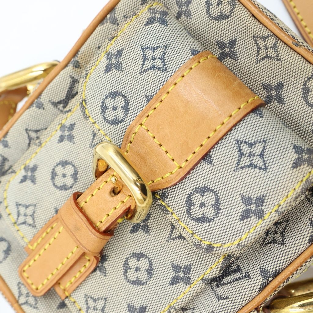 Louis Vuitton Monogram Mini Juliette PM Mini Shoulder Bag Beige Leather Canvas — view 7