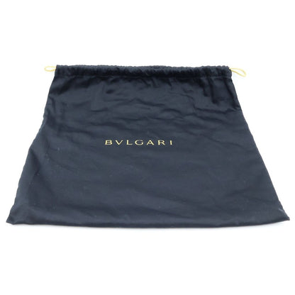 Bvlgari Serpenti Forever Chain Shoulder Bag Black Leather Gold — view 8