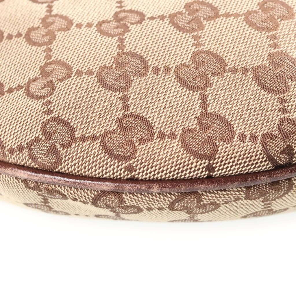 Gucci New Fourit Shoulder Bag GG Canvas Leather Beige Brown — view 6