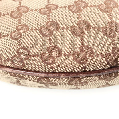 Gucci New Fourit Shoulder Bag GG Canvas Leather Beige Brown — view 6