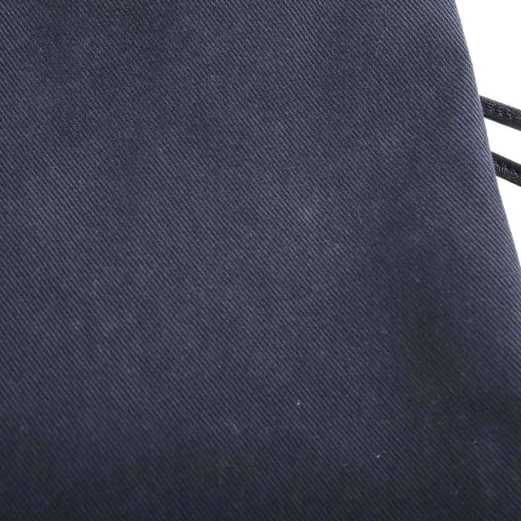 Saint Laurent Kahala Tote Logo Rive Gauche Canvas Leather Navy Black — view 7