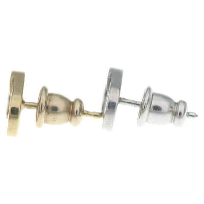 Dior Icon CD Logo Two-tone Stud Earrings Metal Gold Silver — view 3