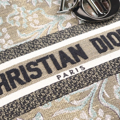 Dior Lady D-lite D Light Canvas 2-Way Bag Silver Green — view 7