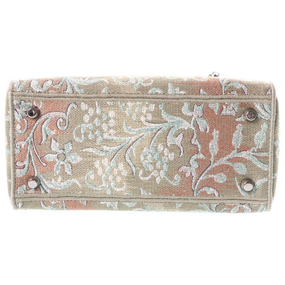 Dior Lady D-lite D Light Canvas 2-Way Bag Silver Green — view 4