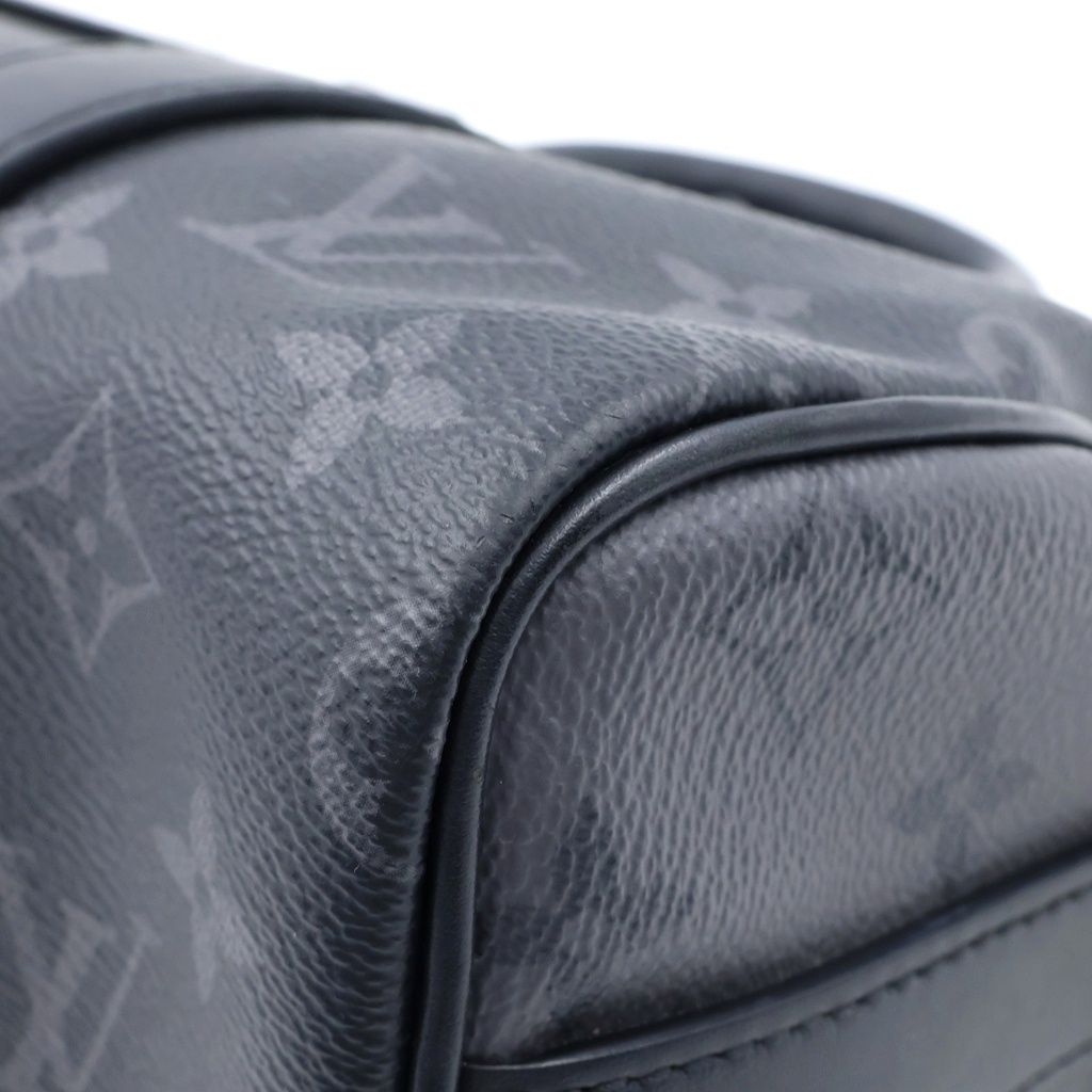 Louis Vuitton Monogram Eclipse Keepall Bandouliere 25 Leather Silver 2-Way — view 5