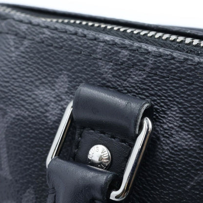 Louis Vuitton Monogram Eclipse Keepall Bandouliere 25 Leather Silver 2-Way — view 7