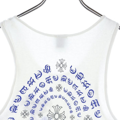 Chrome Hearts CH Plus Logo Print Tank Top White — view 4