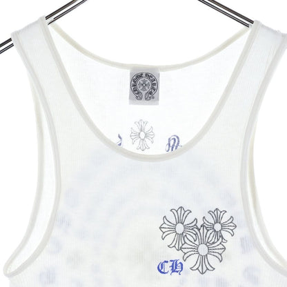 Chrome Hearts CH Plus Logo Print Tank Top White — view 3