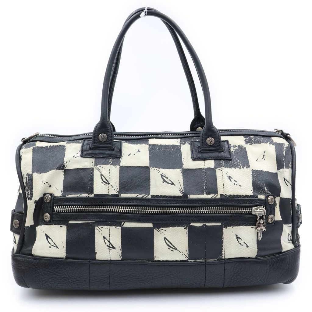 Chrome Hearts Matty Boy Leather Canvas Bag &canvas Bag — view 2