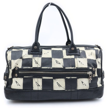 Chrome Hearts Matty Boy Leather Canvas Bag &canvas Bag — view 2