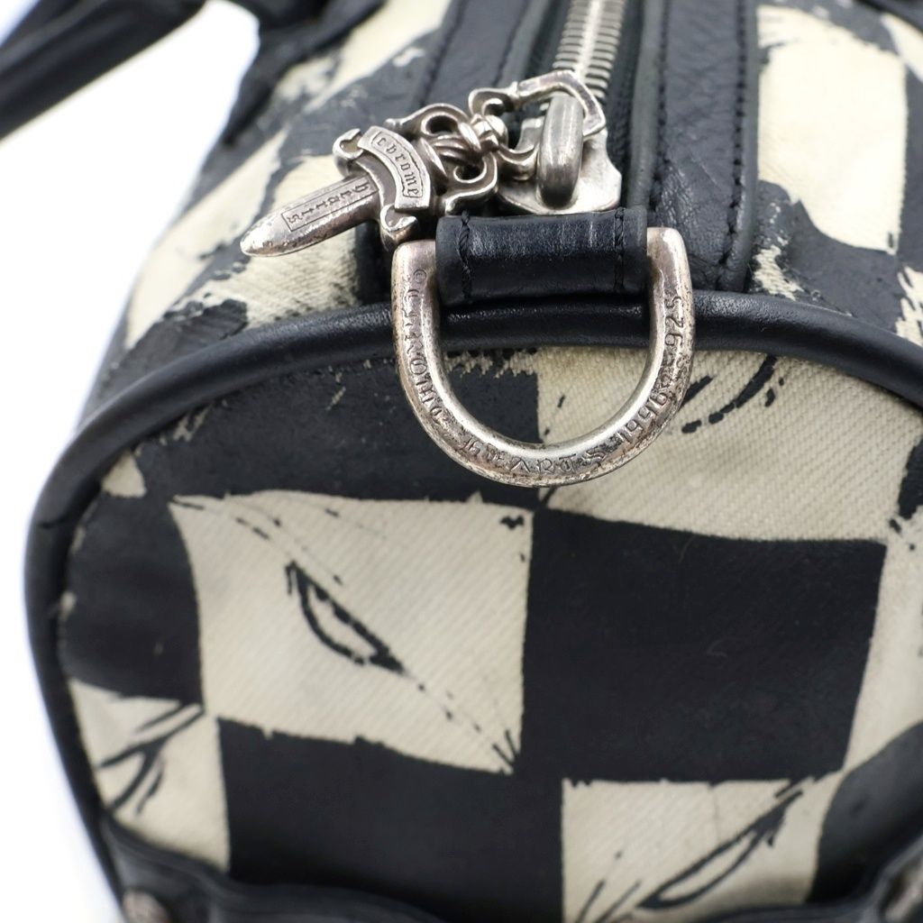 Chrome Hearts Matty Boy Leather Canvas Bag &canvas Bag — view 7