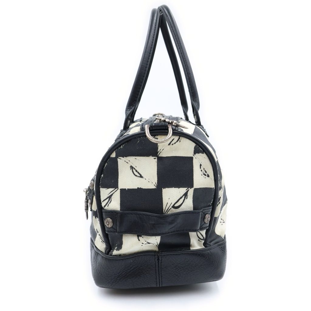 Chrome Hearts Matty Boy Leather Canvas Bag &canvas Bag — view 3