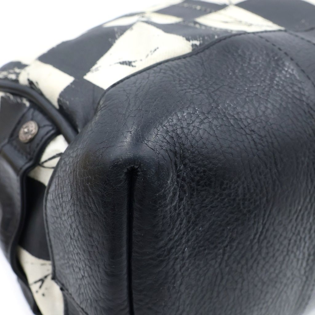 Chrome Hearts Matty Boy Leather Canvas Bag &canvas Bag — view 6