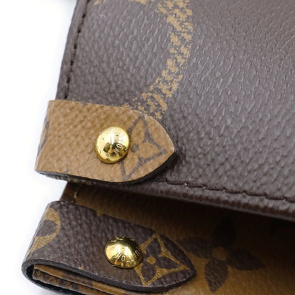 Louis Vuitton Monogram Reverse on the Go MM Tote Brown Leather Gold — view 7