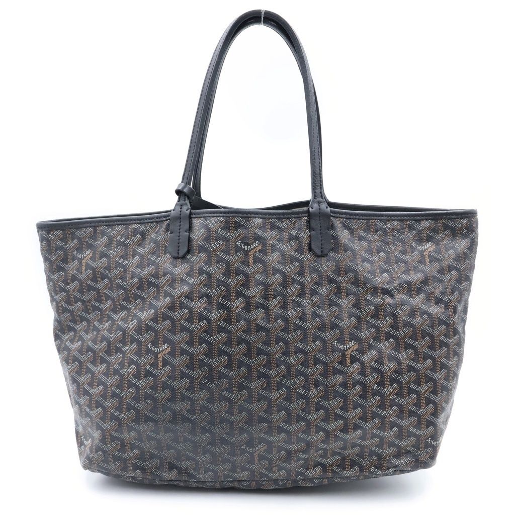 Goyard Saint Louis PM Tote Black Leather