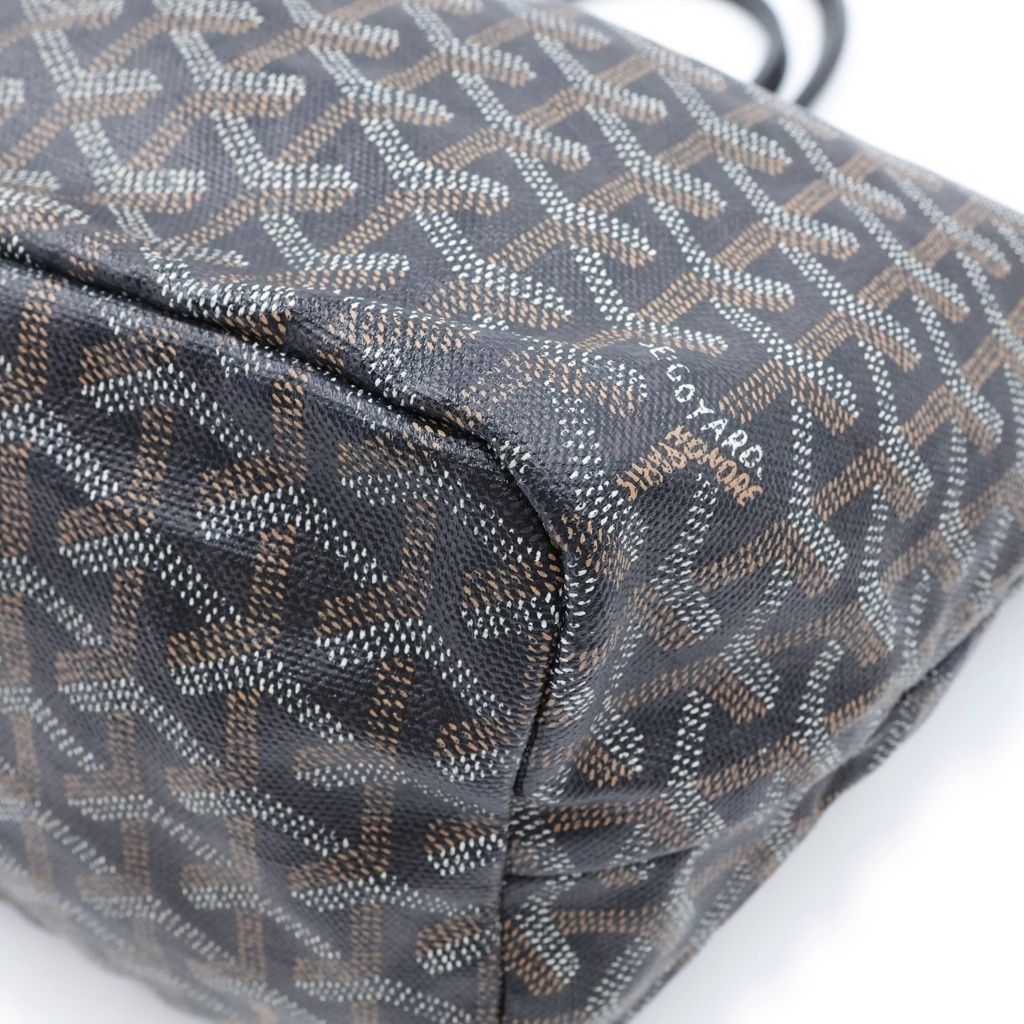 Goyard Saint Louis PM Tote Black Leather — view 5