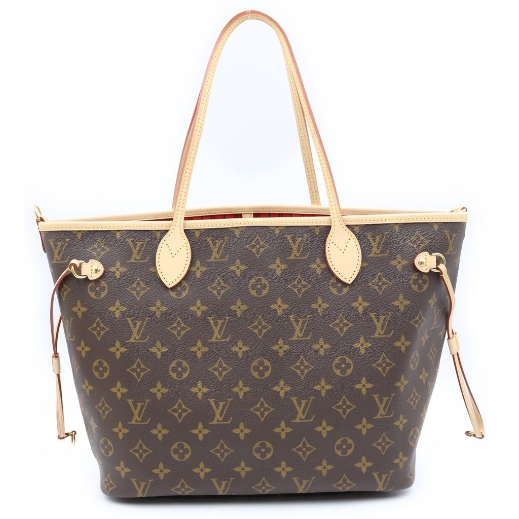 Louis Vuitton Monogram Reversible Neverfull Inside Out MM Rouge Sari 2-Way Tote — view 2