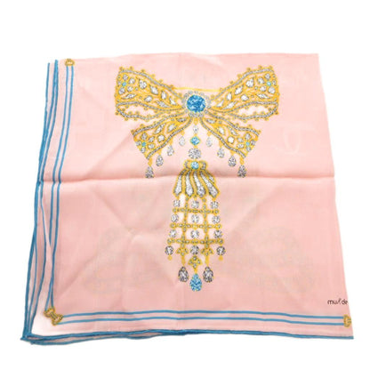 Cartier Scarf Logo All Over Print Silk Pink — view 2