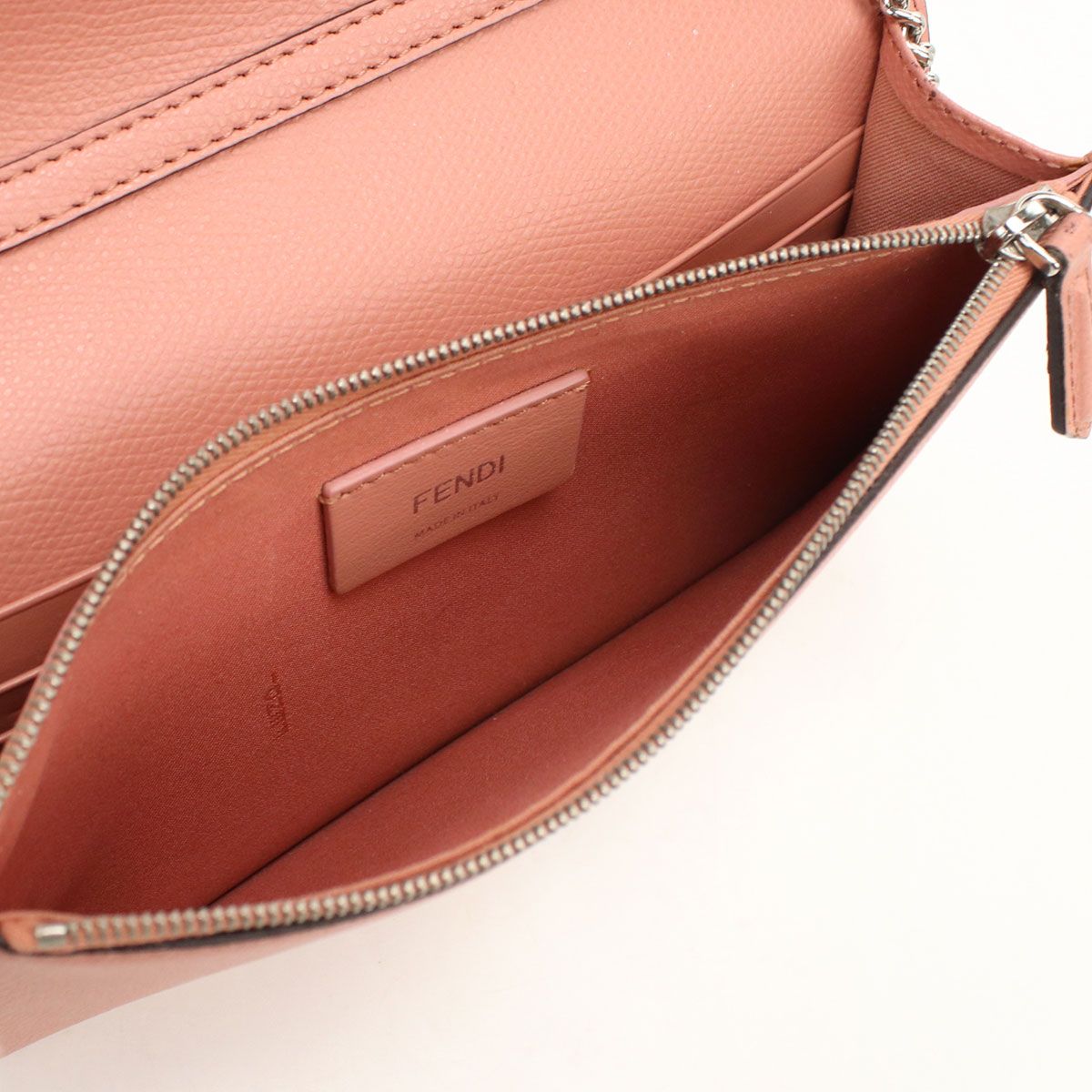 Fendi F is Fendi Chain Wallet Calfskin Shoulder Bag — view 4