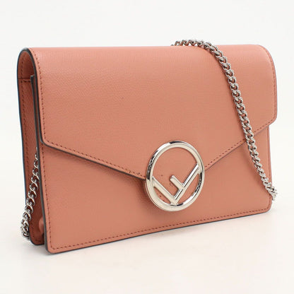 Fendi F is Fendi Chain Wallet Calfskin Shoulder Bag