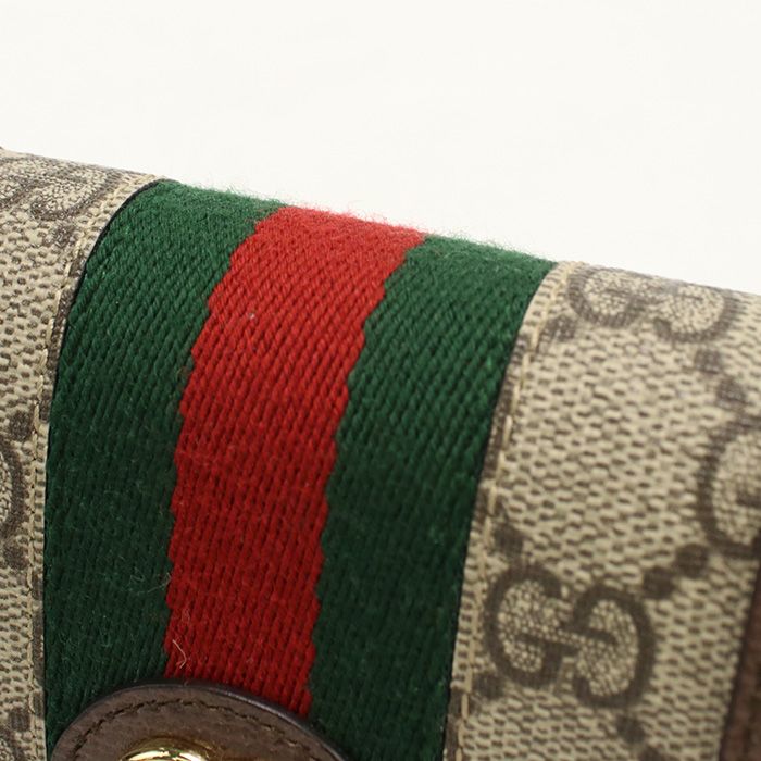 Gucci Compact Wallet Ophidia Bifold GG Supreme Leather — view 8