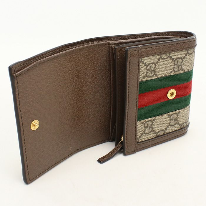 Gucci Compact Wallet Ophidia Bifold GG Supreme Leather — view 3