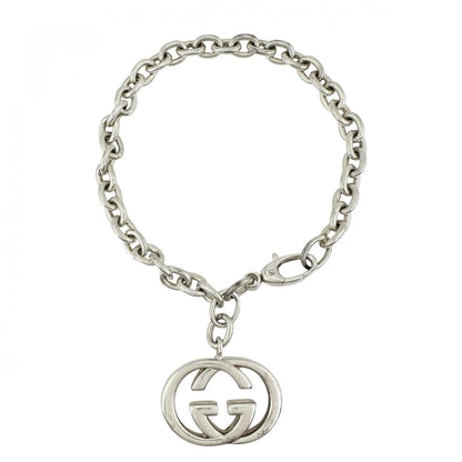 Gucci Bracelet Interlocking G Silver GG Logo — view 2