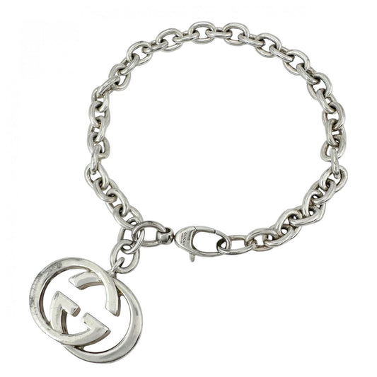 Gucci Bracelet Interlocking G Silver GG Logo