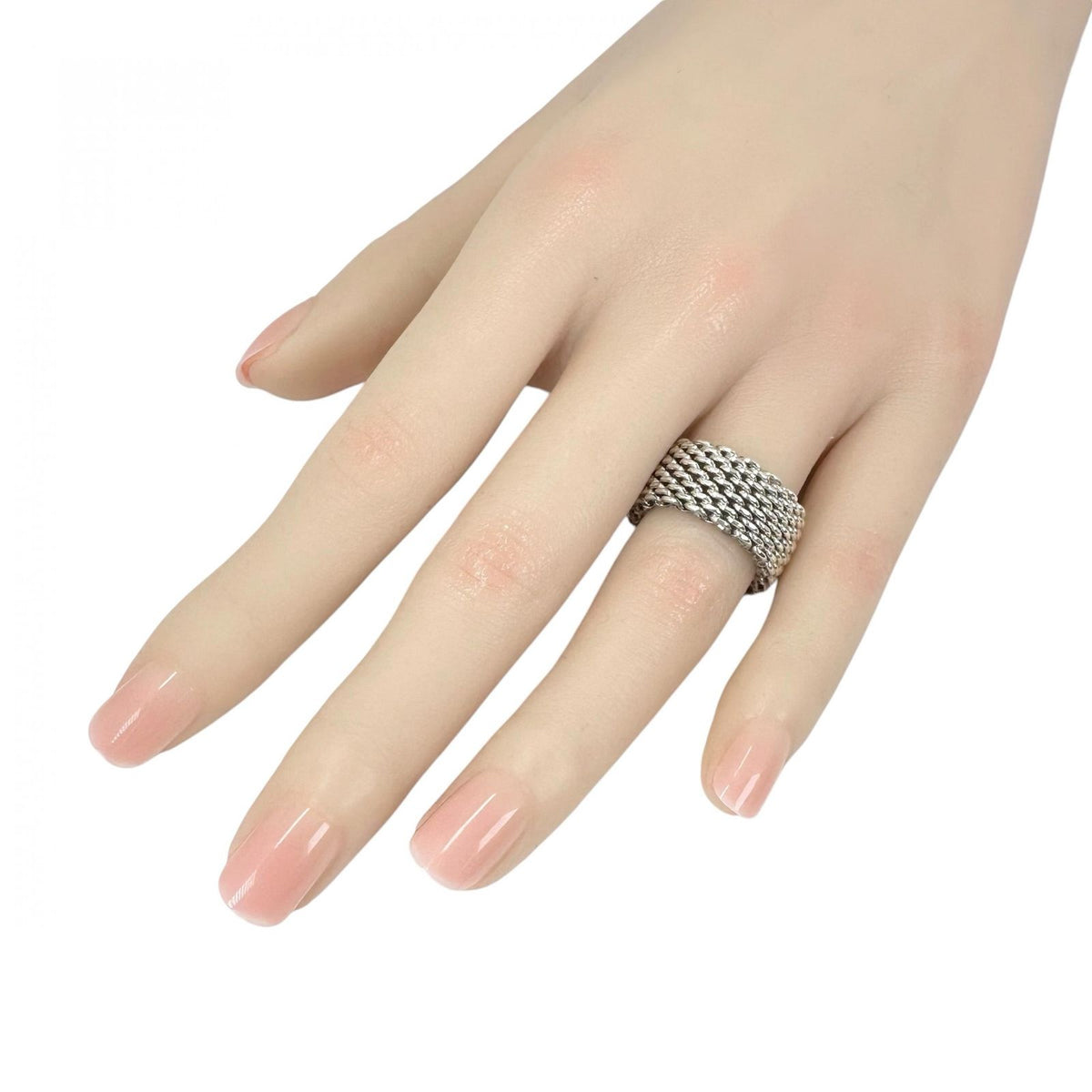 Tiffany & Co Ring Somerset Silver Mesh — view 5